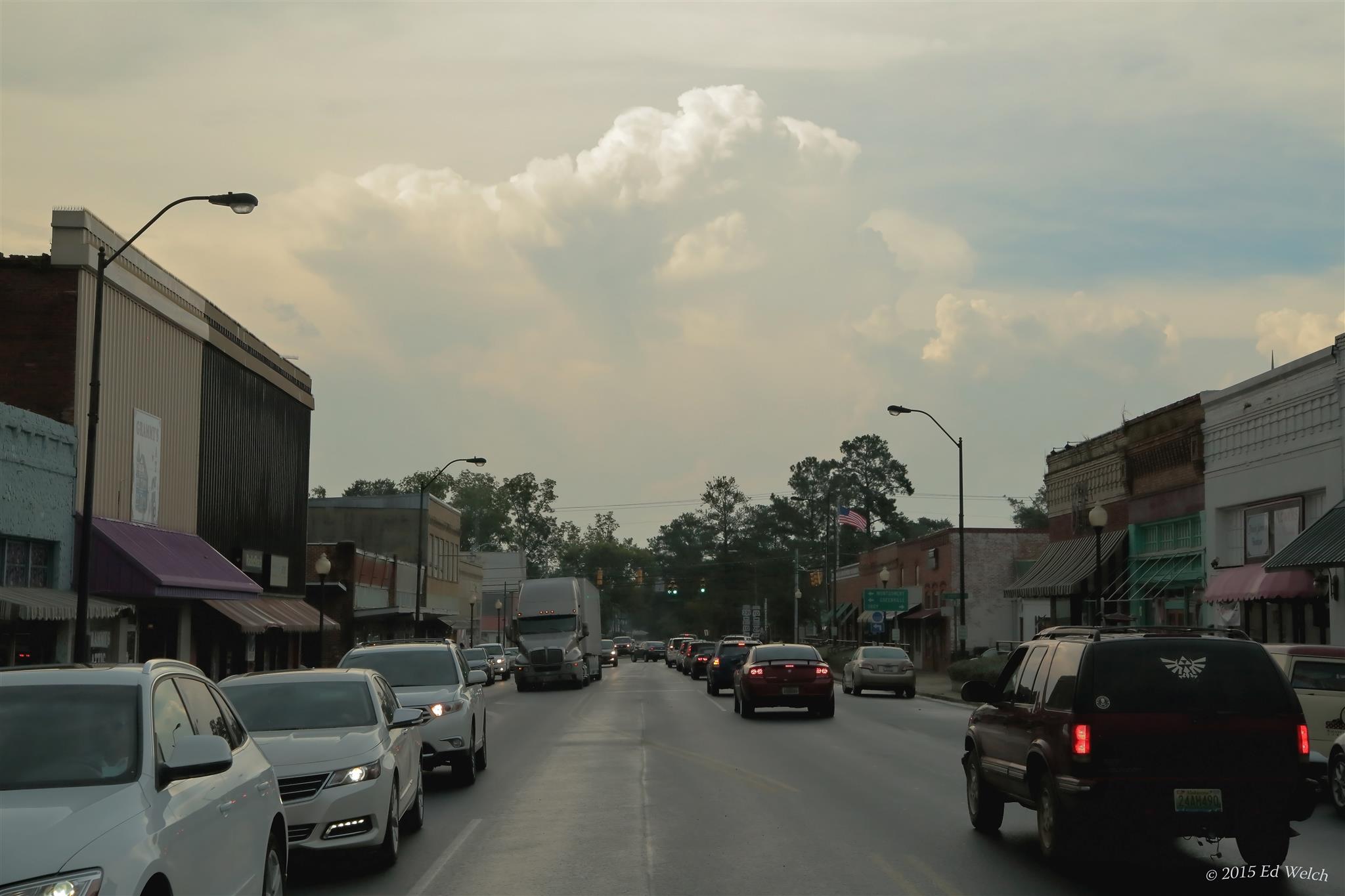 August 7, 2015 - Downtown after a storm.